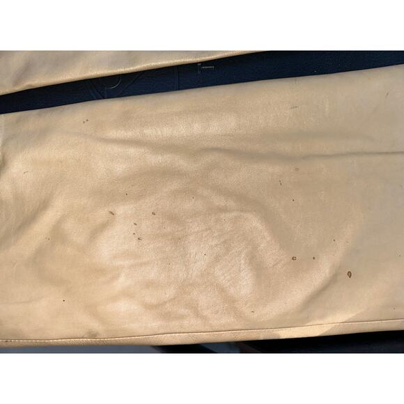 THEORY BEIGE LAMB LEATHER JEANS MADE IN ITALY 6 - Picture 7 of 7